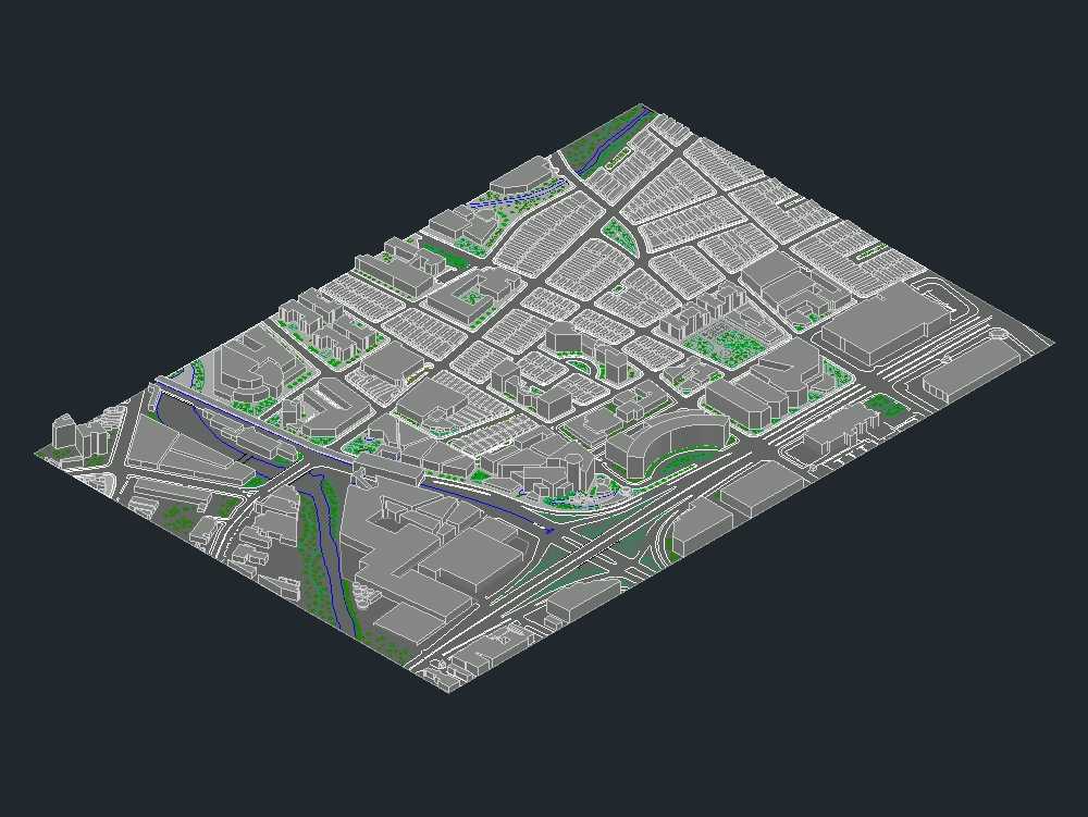 3D-städtischer Vorschlag