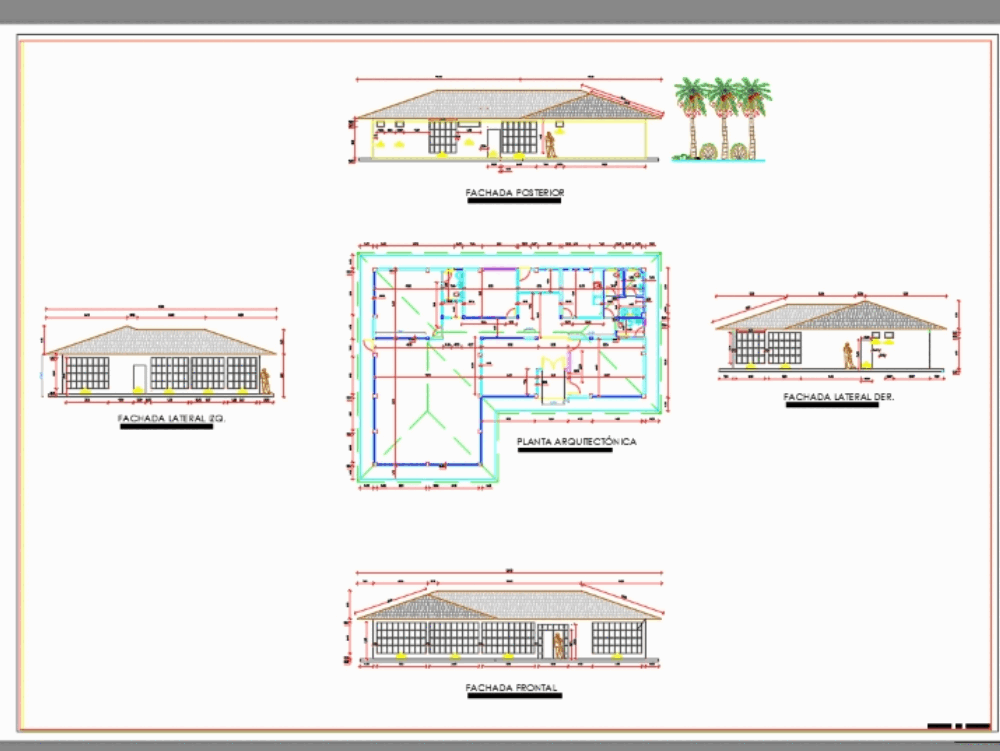 Des Bureaux Dans Autocad Téléchargement Cad 604 Mb Bibliocad 9939