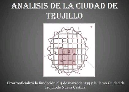 Monografia de Análisis Urbano de Trujillo Época Hispanica
