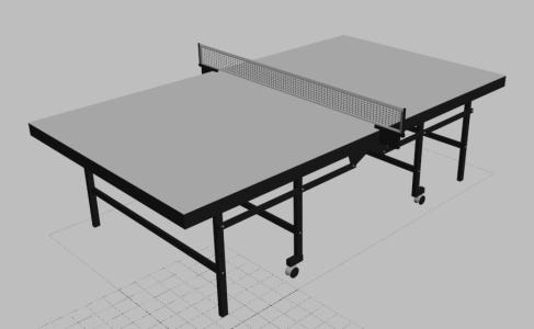 Table Tennis 3D modeling 3d