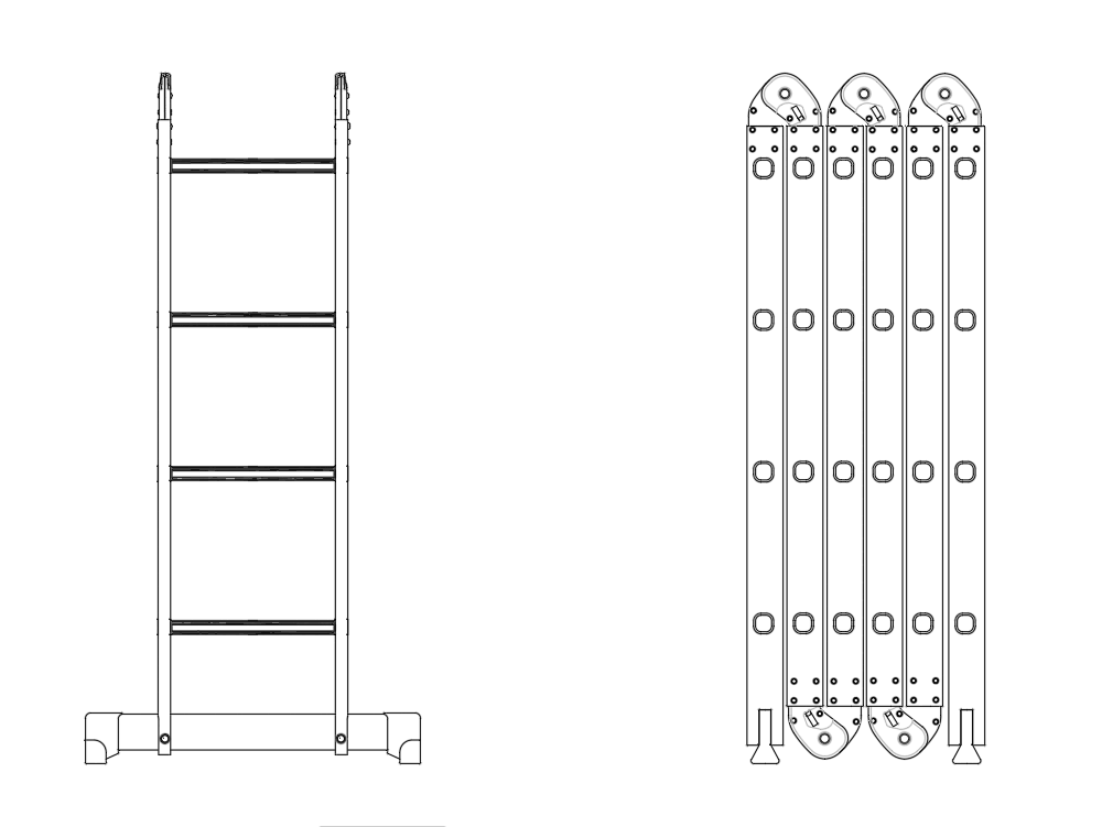 Ladders in AutoCAD Download CAD free (40.29 KB) Bibliocad