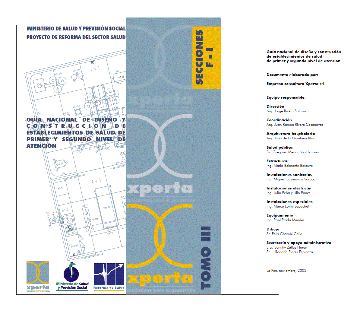 Guide for the design of hospital first and second level of care in Bolivia