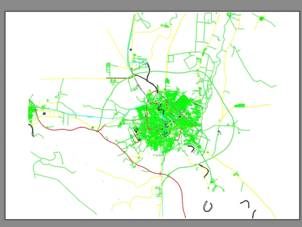 Baghdad city map; .