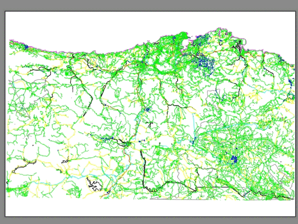 City Map Cantabria; Spain .