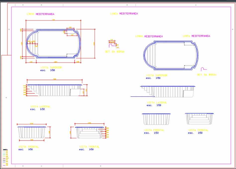 Fiberglas Pool 7m