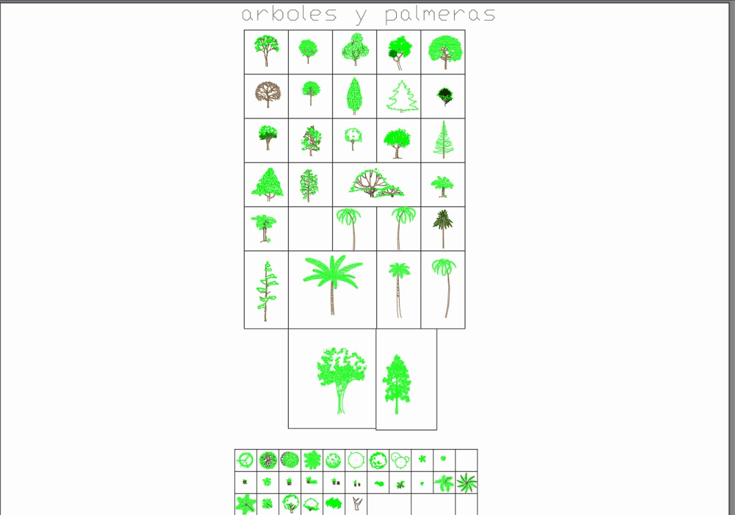 Arboles Y Arbustos En Autocad Descargar Cad Gratis 158 Mb Bibliocad 8988
