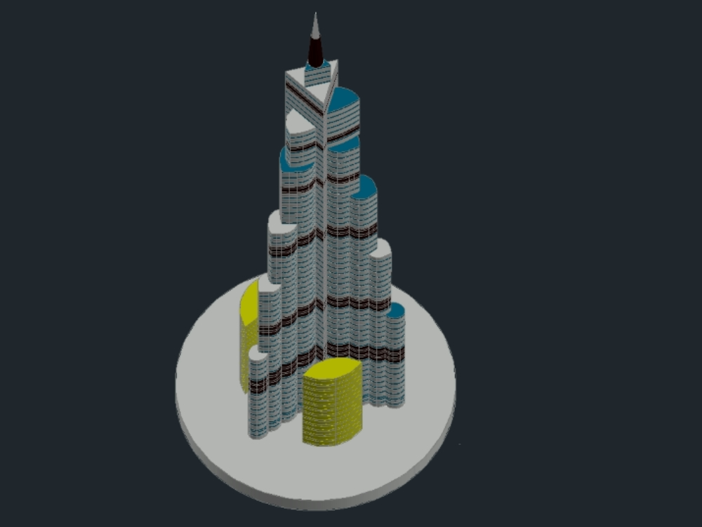 3D Burj - Khalifa - Dubái