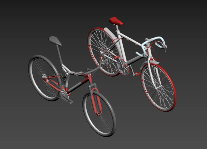 Bicicletas de montanha 3D