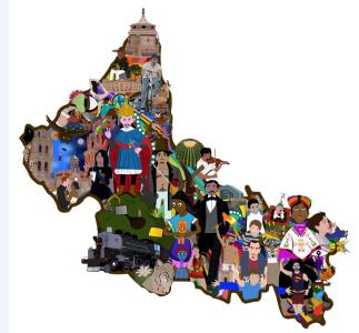 Karte der kulturellen Vielfalt von San Luis Potosí