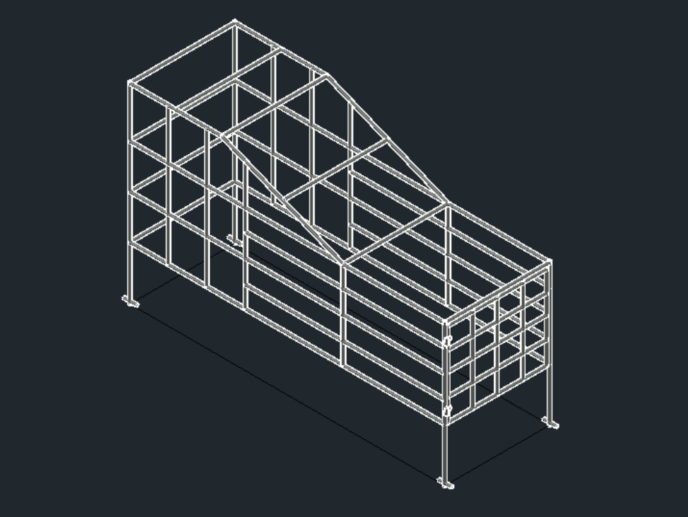 pig cage 3d