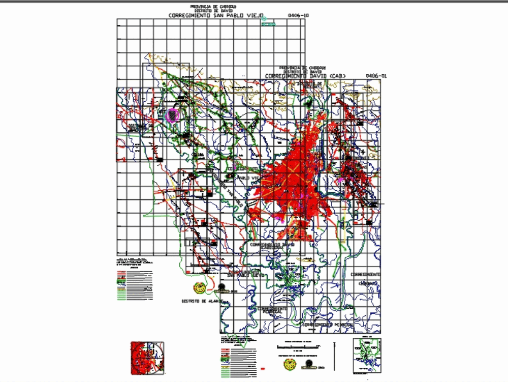 Plano de Ciudad de David 2012