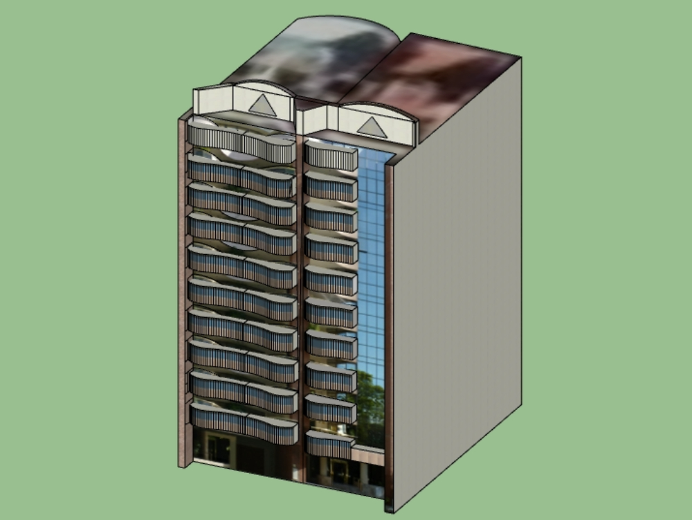 Gebäude 3d Modell 3d