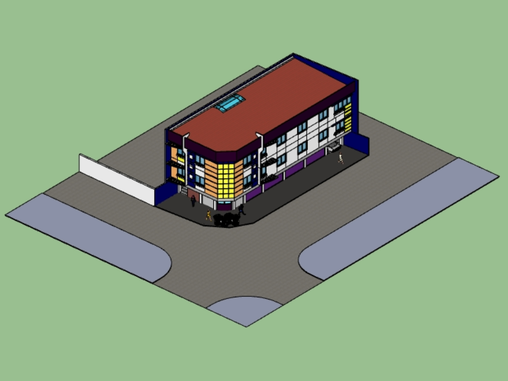 A 3-story commercial proposition -