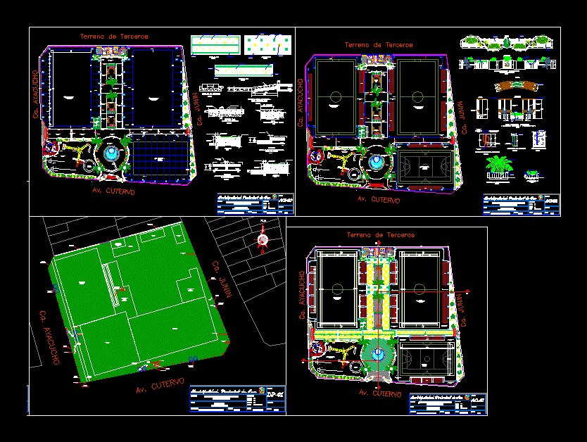 Architektur Sportkomplex