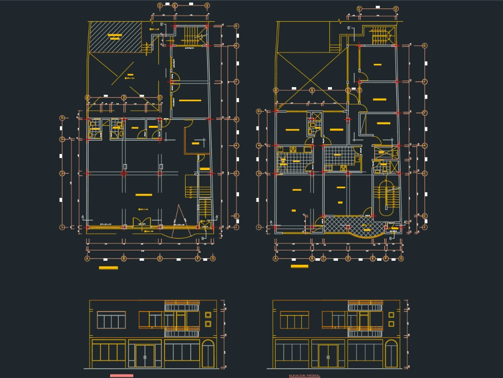 Trade housing in AutoCAD Download CAD free (367.58 KB) Bibliocad