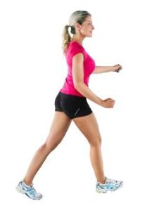 Carte opacité femme jogging lent