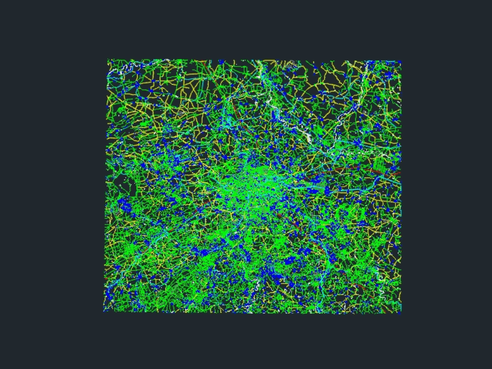 Urban plan Republica Dominicana dxf dwg autocad