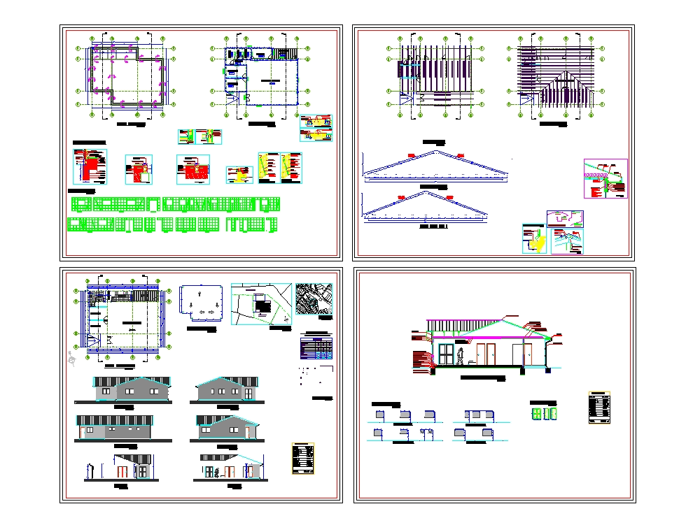 Project headquarters in AutoCAD Download CAD free (2.51 MB) Bibliocad