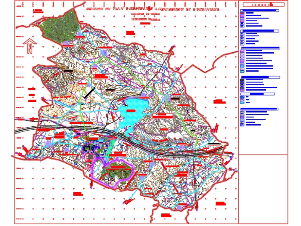 mapa de Timgad