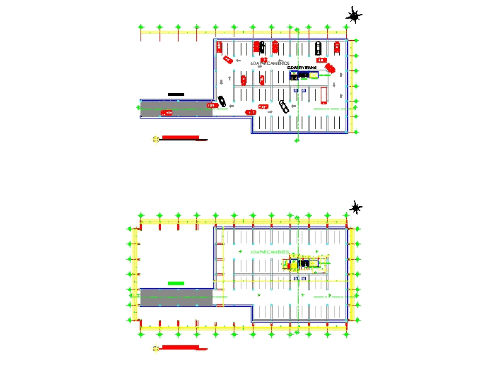 in photoshop shading KB) Parqueo de Bibliocad   sotano; oficinas (693.9 en edificio