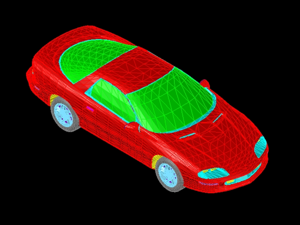 Automóvil en 3D