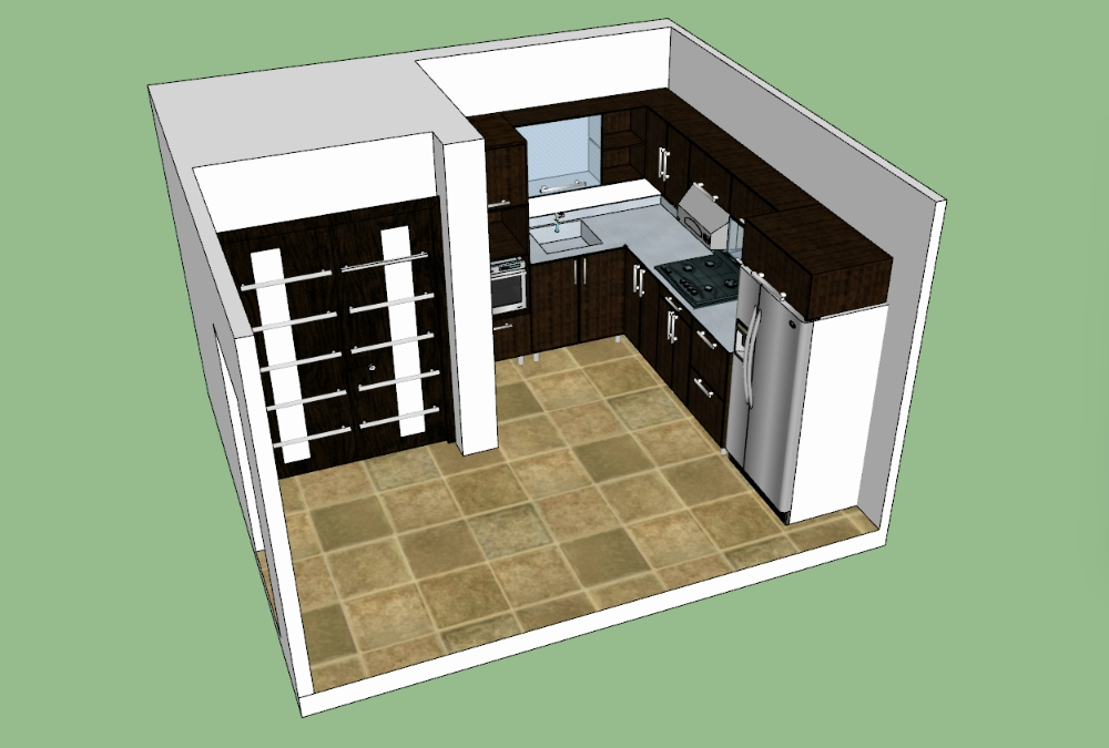 Cozinha moderna 3D