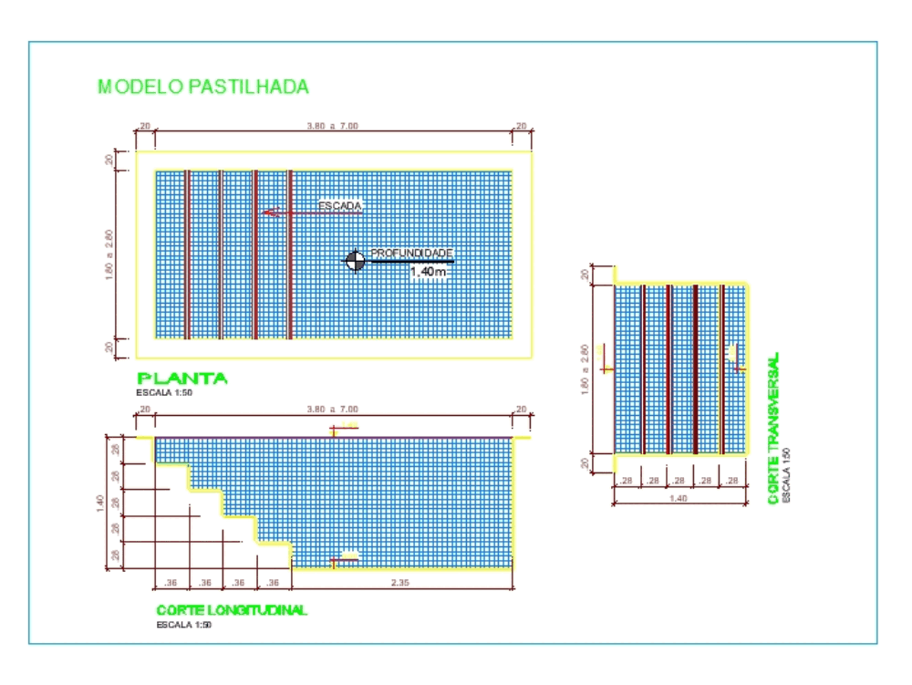 2d pool 2d in AutoCAD | Download CAD free (45.41 KB) | Bibliocad