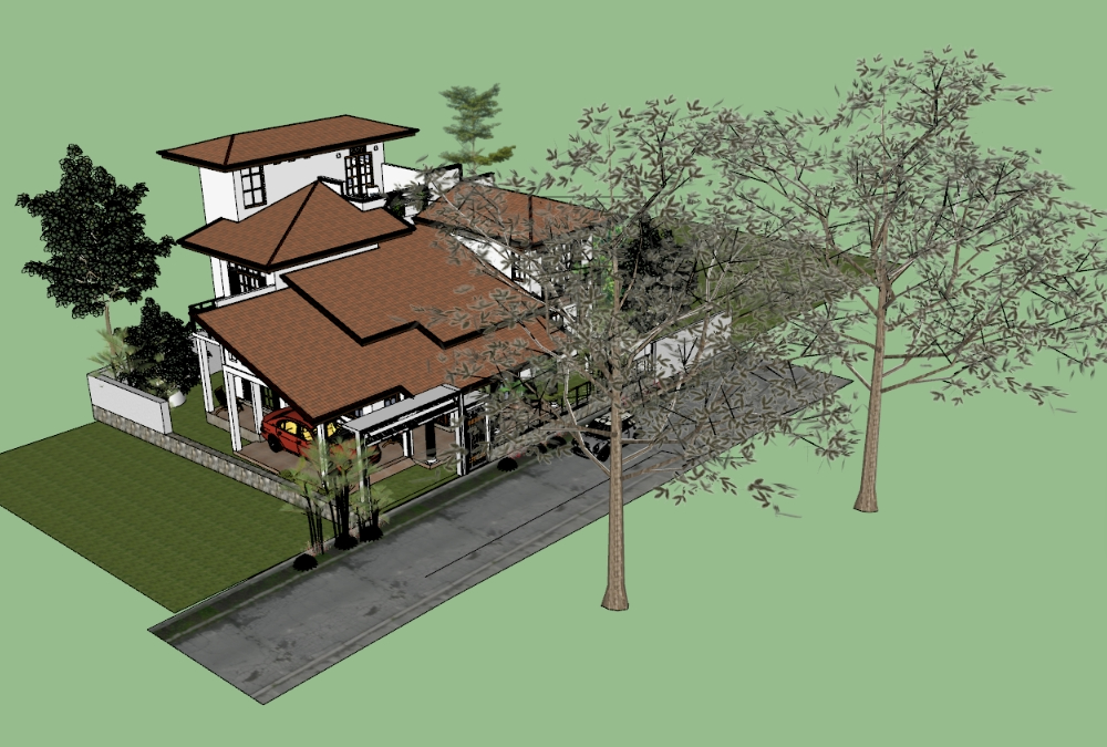 Villa moderna 3D