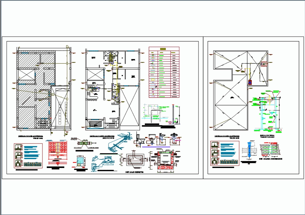 Instalaciones Sanitarias En Autocad Descargar Cad 106 Mb Bibliocad 9089