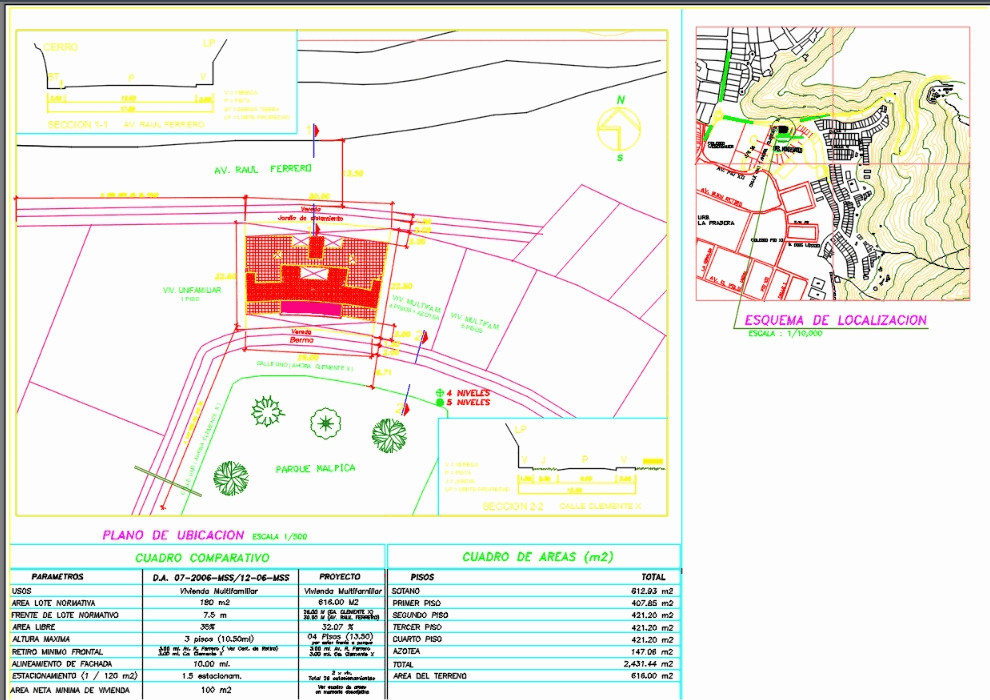 Plano De Localizacion En Autocad Descargar Cad Gratis Mb My Xxx Hot Girl