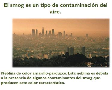 Photochemical smog.
