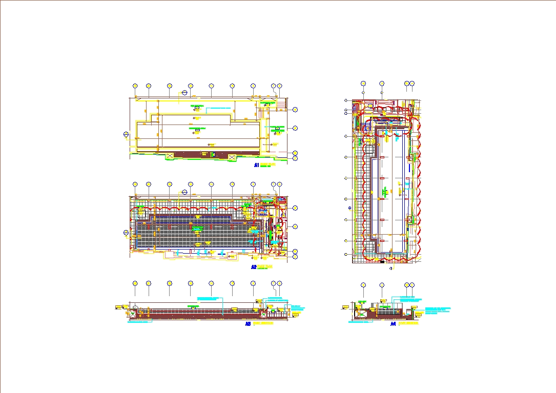 pool autocad drawing