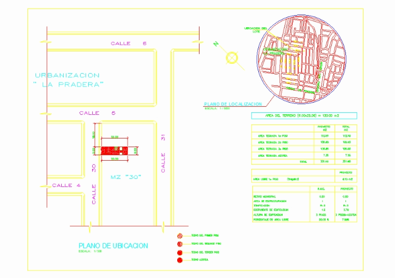 Maisons familiales - commerce 6m x 20mts