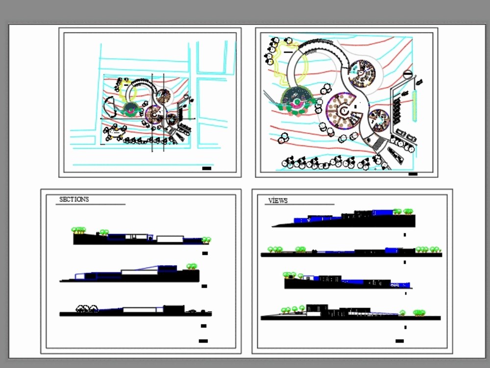 Kindergarten project in AutoCAD Download CAD free 4 89 