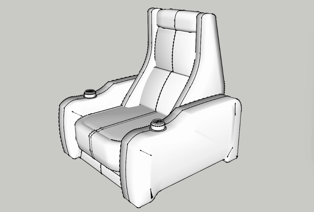 Cadeira de cinema 3D