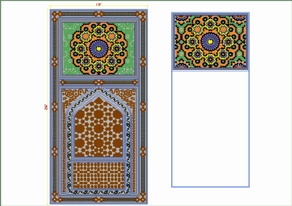ornamento islâmico