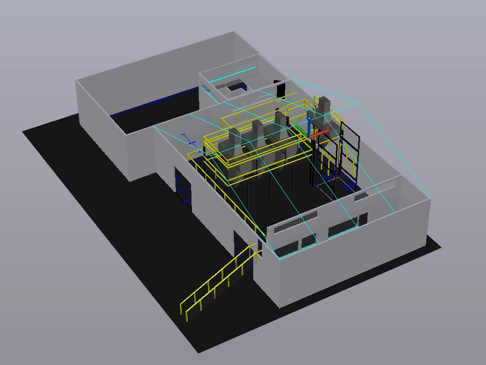 Fábrica de comida. em AutoCAD | Baixar CAD (393.37 KB) | Bibliocad