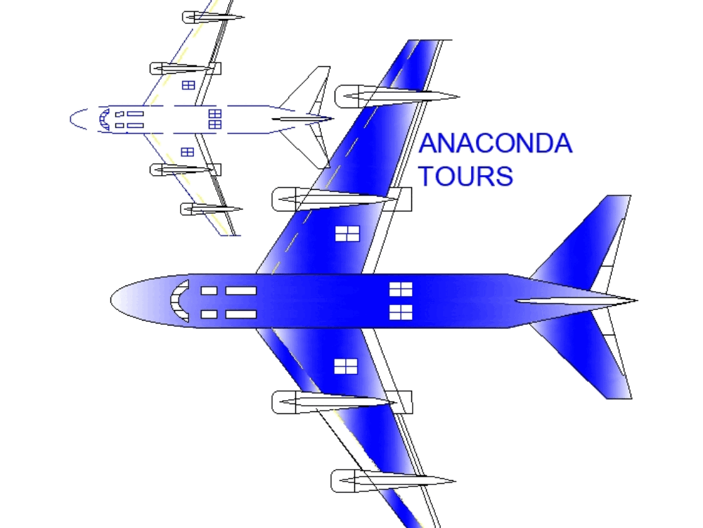 Avión de pasajeros 2D
