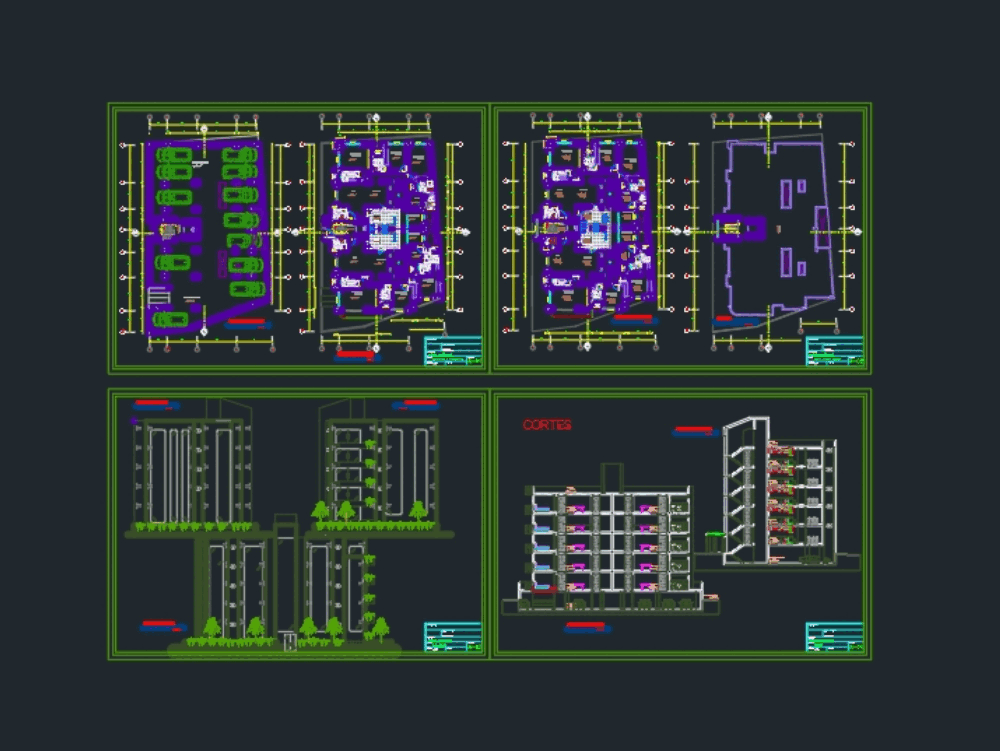 Edificio Multifamiliar Niveles En Autocad Cad Mb Bibliocad Hot Sex Hot Sex Picture 7851