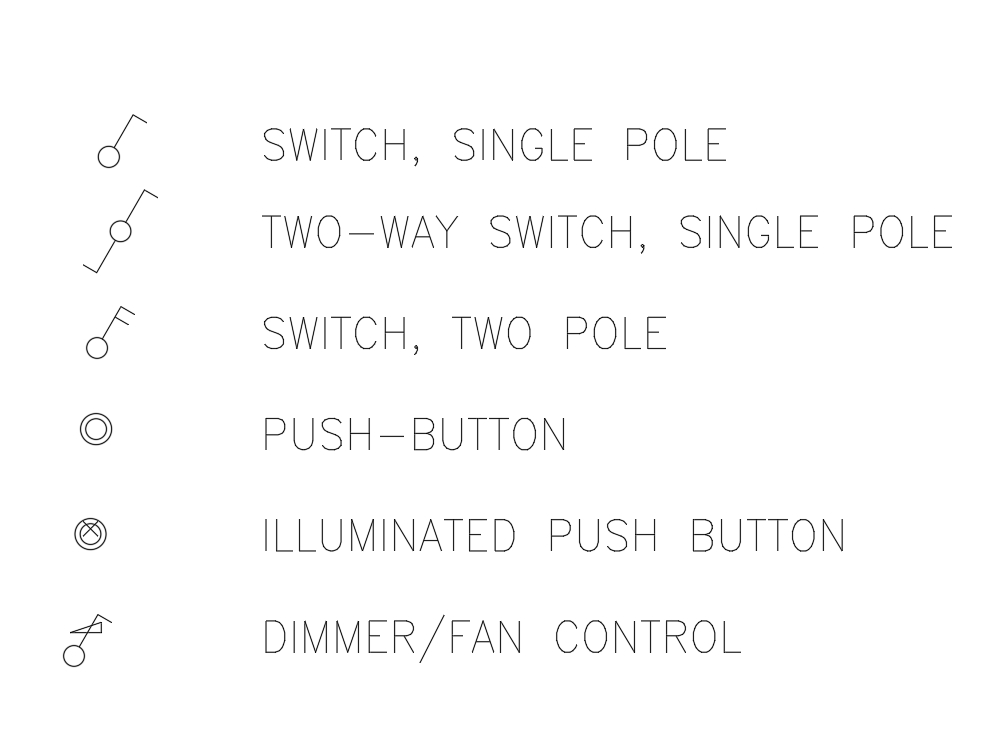 two way switch symbol