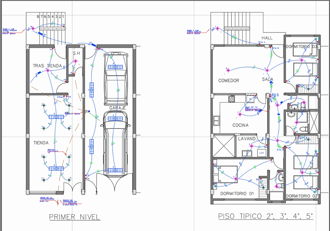 Instalaciones Eléctricas En Autocad Descargar Cad Gratis 16429 Kb Bibliocad 9534