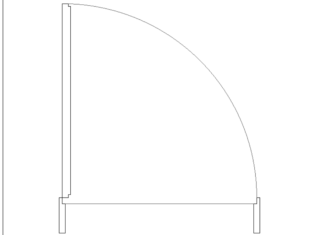 Door in AutoCAD Download CAD free (23.61 KB) Bibliocad