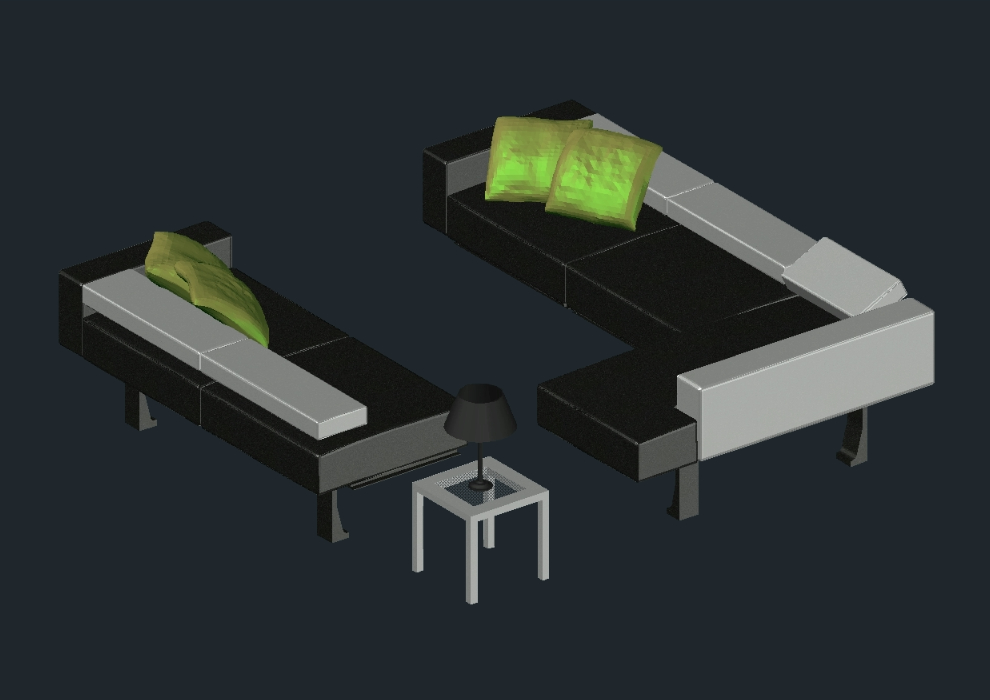 furniture sets 3d