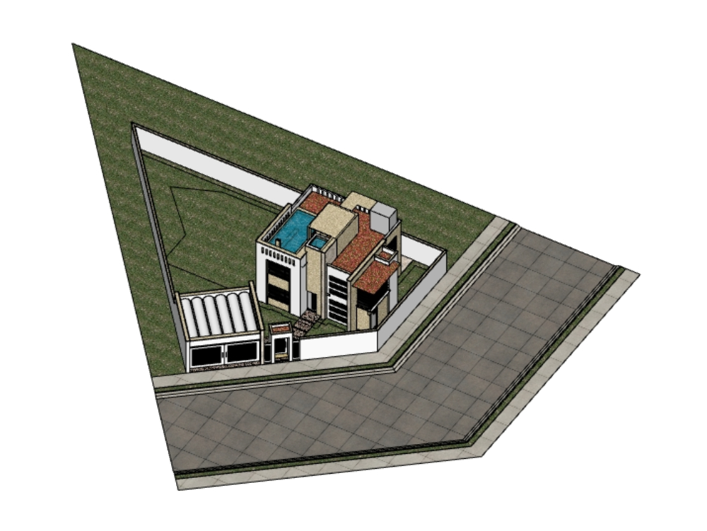 Modern house 3D
