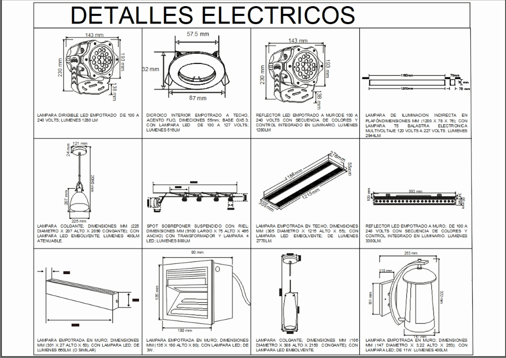 Detalles electricos en AutoCAD | Descargar CAD (397.26 KB ... electrical light conduit diagram 