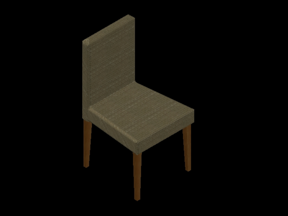 Stuhl in 3D