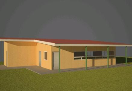 3D Building Offices .