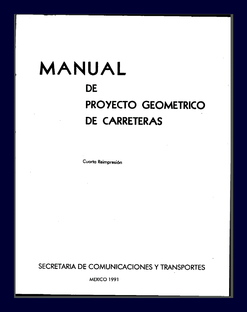 Manual de projeto geométrico SCT.