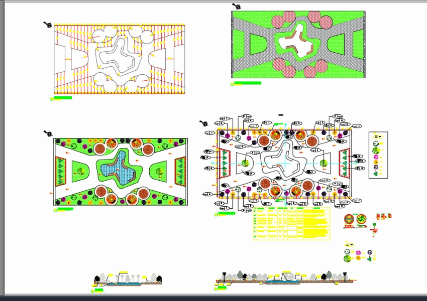 Projet d'aménagement paysager sur la place