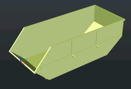 3D skip container